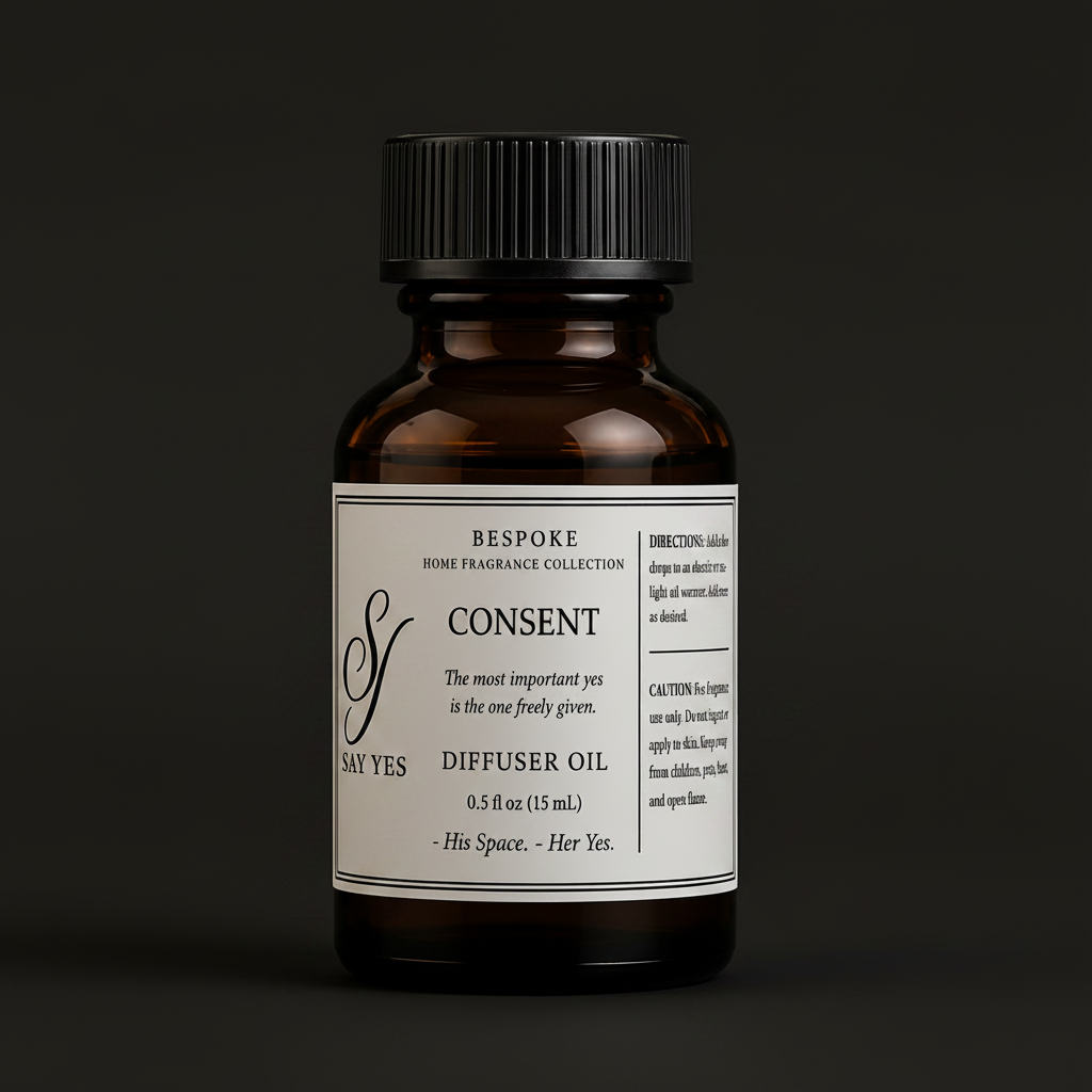 Consent Diffuser Oil – black background