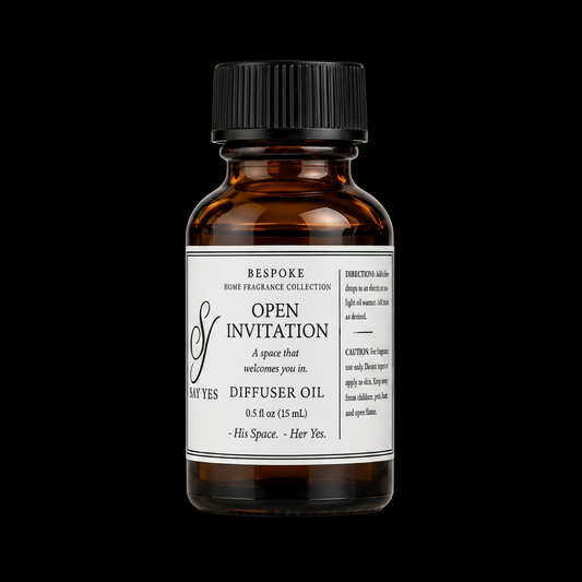 Open Invitation Diffuser Oil – black background